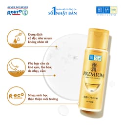 Thumbnail Dung dịch dưỡng ẩm cao cấp, dưỡng da căng mượt Hada Labo Gokujyun Premium Hydrating Lotion 170ml 3