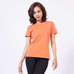 Thumbnail DELTA Áo Thun Thể Thao Tay Ngắn Nữ Chất Cotton Mềm Mịn Co Giãn Thoải Mái Mặc Hằng Ngày R20 RTS012W 2