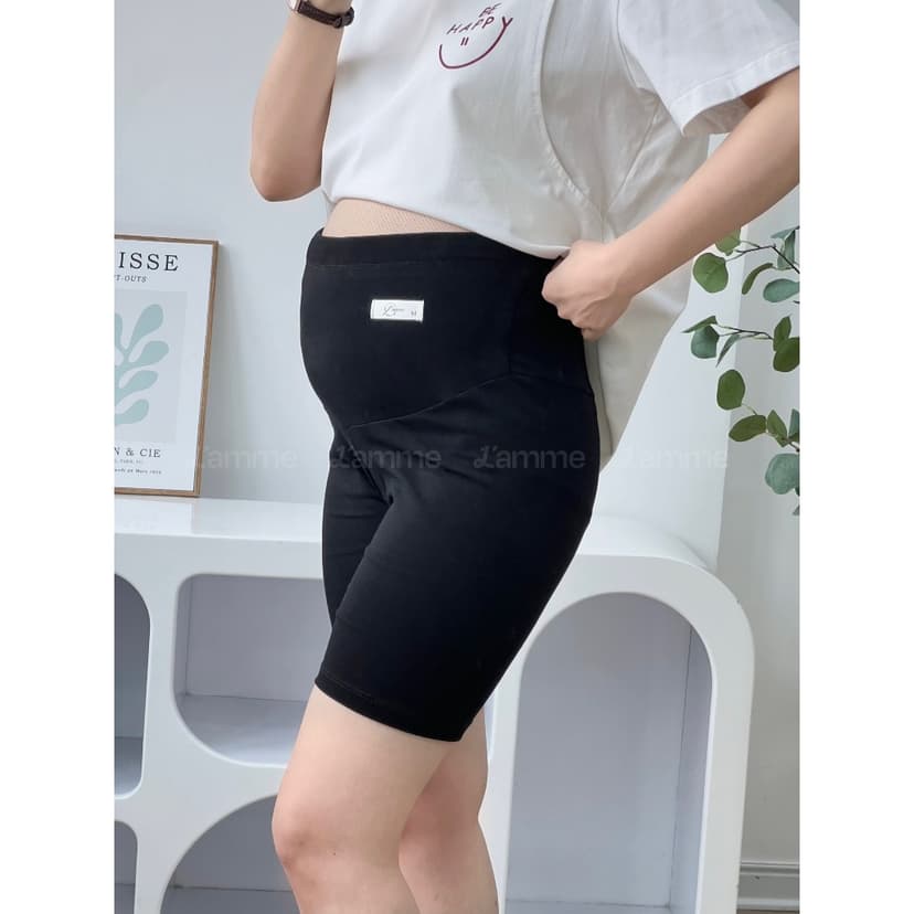 Ảnh Quần bầu Legging Cạp Chun chất liệu cotton hè thoáng mát, có dây kéo điều chỉnh thiết kế bởi LAMME 2