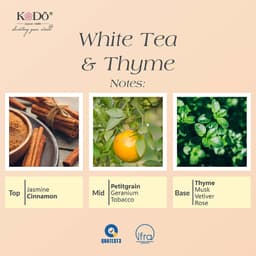Thumbnail Tinh Dầu Nước Hoa KODO White Tea & Thyme Hương Trà Trắng Và Xạ Hương Làm Thơm Phòng - Classic Collection - 10,50,100ml 2