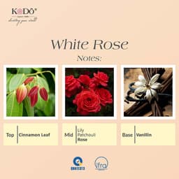 Thumbnail Tinh Dầu Nước Hoa KODO White Rose Hương Hoa Hồng Làm Thơm Phòng, Không Gian, Quần Áo - Classic Collection- 10/50/100ml 2