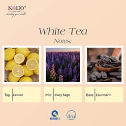 Thumbnail Tinh Dầu Nước Hoa KODO White Tea Hương Trà Trắng Làm Thơm Phòng, Không Gian, Quần Áo - Classic - 10/50/100ml 3