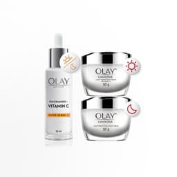 Thumbnail Combo 3: Kem Dưỡng Ẩm Ngày, Đêm OLAY LUMINOUS + Super Serum OLAY LUMINOUS NIACINAMIDE VITAMIN C (50G X2 + 30ML) 1