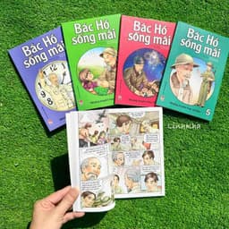 Thumbnail Sách - Truyện tranh màu Bác Hồ Sống Mãi - Những chuyện hay về Bác (Lẻ Chủ Đề Và Trọn Bộ 5 cuốn) Kim Đồng 1