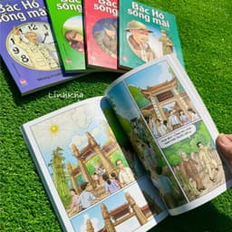 Thumbnail Sách - Truyện tranh màu Bác Hồ Sống Mãi - Những chuyện hay về Bác (Lẻ Chủ Đề Và Trọn Bộ 5 cuốn) Kim Đồng 2