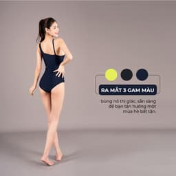 Thumbnail Bộ Đồ Bơi Nữ Lệch Vai Livan Sport LV24N07-F401 Kèm Đệm Tháo Rời, Bộ Bơi Nữ Liền Thân 3