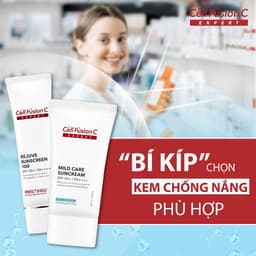 Thumbnail Kem Chống Nắng Vật Lý, Tăng Cường Hàng Rào Bảo Vệ Da Cell Fusion C Expert Mild Care Suncream 4