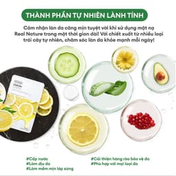 Thumbnail Combo Mix 10 Mặt Nạ Cân Bằng Ẩm TheFaceShop Real Nature (mix nhiều loại) 20G 2