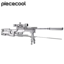 Thumbnail Mô Hình Kim Loại 3D Lắp Ráp Piececool Súng Bắn Tỉa AWM (186 mảnh, AWM Sniper Rifle) HP346-SK 1