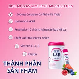 Thumbnail Bột Uống Collagen BB LAB Low Molecular Collagen Chậm Lão Hóa Da, Sáng Da Căng Bóng, Giảm Nếp Nhăn, Mờ Nám 30 Gói/Hộp 3