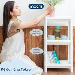 Thumbnail Kệ đa năng Tokyo 2 3 4 tầng INOCHI - Kệ đựng mỹ phẩm, kệ sách, kệ nhựa tự lắp ráp tiện dụng 2