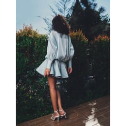 Thumbnail COCO SIN - Đầm Voan Kính Xanh Nhũ Cổ Tim 2