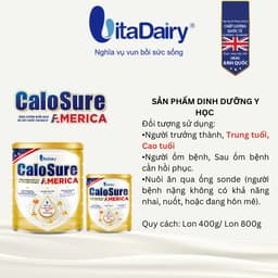 Thumbnail Sữa bột Calosure America 800g vị thanh nhẹ - VitaDairy 3