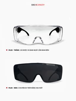 Thumbnail Kính Chống Bụi đi đường DOKCRAZY FOGLY cho người đi xe máy, xe đạp siêu Xịn Xò 4