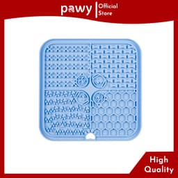 Thumbnail Tấm Liếm Chó Mèo, Thảm Liếm Chó Mèo – Dog Lick Mat - Xanh Dương 21cm x 21cm Dày 1cm 1