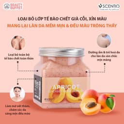 Thumbnail Tẩy tế bào chết toàn thân quả mơ Scentio Apricot Sherbet Body Scrub 350ml 3