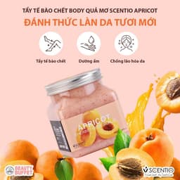 Thumbnail Tẩy tế bào chết toàn thân quả mơ Scentio Apricot Sherbet Body Scrub 350ml 2