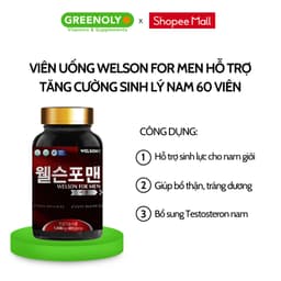 Thumbnail Tăng Cường Sinh Lý Nam Bổ Thận Tráng Dương Welson For Men 60 viên 2