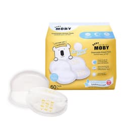 Thumbnail 2 Bịch miếng thấm sữa Moby Baby + 1 Bông đa năng 80gr 1