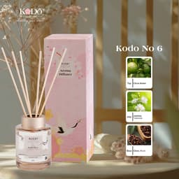 Thumbnail Tinh Dầu Que Gỗ Khuếch Tán Hương Nước Hoa KODO Classic Kèm 6 Que Dùng Thơm Phòng, Spa, Khách Sạn, Toilet Chai 120ml 4