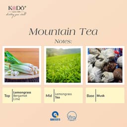 Thumbnail Tinh Dầu Nước Hoa KODO Mountain Tea Trà Cam Sả Làm Thơm Phòng, Không Gian, Thư Giãn - Essence collection - 10/50/100ml 1