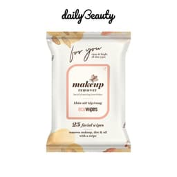Thumbnail Khăn tẩy trang ECOWIPES Facial Cleansing Towelettes Makeup Remover, 25 Tờ/ Gói - Daily Beauty 2