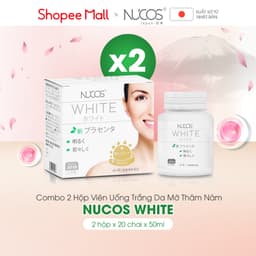 Thumbnail TPBVSK Combo 2 hộp Viên uống trắng da mờ thâm nám Nucos White 60 viên 2
