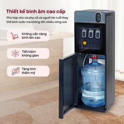 Thumbnail Cây nước nóng lạnh FUJIHOME WD11ES bình âm, làm lạnh điện tử, 3 vòi riêng biệt, bảo hành toàn quốc 3