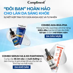 Thumbnail Bộ Chăm Sóc Da Mặt Serum & Kem Dưỡng Compliment Cấp Ẩm Và Phục Hồi Da, Giảm Mụn Mờ Thâm Hiệu Quả 4