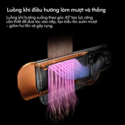 Thumbnail Máy sấy duỗi tóc Dyson Airstrait ™ HT01 (Xám Vàng Đồng) 4