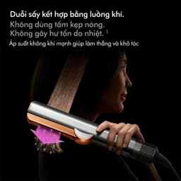 Thumbnail Máy sấy duỗi tóc Dyson Airstrait ™ HT01 (Xám Vàng Đồng) 2