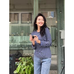 Thumbnail TheBlueTshirt - Áo thun tay dài, cổ thuyền, phom regular cho nữ - The Lifetime T - Women 3