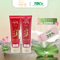 Thumbnail Bộ Sản Phẩm Cao Cấp Sữa Rửa Mặt Và Tẩy Tế Bào Sâm Đỏ Hàn Quốc My Gold TAC 1