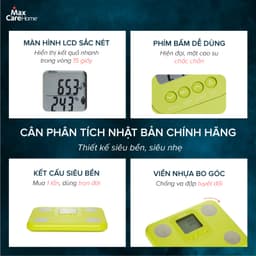 Thumbnail Cân Điện Tử Sức Khỏe Phân Tích 9 Chỉ Số Cơ Thể Tanita BC-730 Thương Hiệu Nhật Bản 4