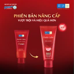 Thumbnail Sữa rửa mặt cải thiện dấu hiệu lão hóa dạng kem Hada Labo Pro-Aging Retinol B3 Cleanser 80g 4