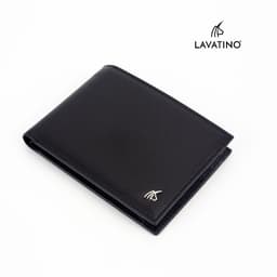 Thumbnail Ví Da Nam Cao Cấp Da Bò Mastrotto Có Ngăn Khóa Kéo Chính Hãng LAVATINO, LINESS -  WB57 1