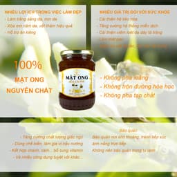 Thumbnail Combo Mật ong hoa cà phê 1kg +Trà gừng 500g - Nguyên chất Beemo 4