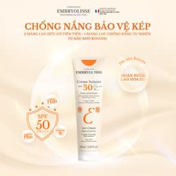 Thumbnail Kem Chống Nắng Hữu Cơ Thế Hệ Mới - Chống UV Phổ Rộng Và Ngăn Ngừa Lão Hóa Embryolisse Dành Cho Da Khô, Nhạy Cảm 100ml 3