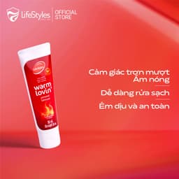 Thumbnail Gel bôi trơn LifeStyles Warm Lovin' tăng cảm giác ấm nóng không chứa Paraben 50ml 3
