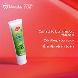 Thumbnail Gel bôi trơn LifeStyles Aloe Lubricant bôi trơn quan hệ gốc nước không chứa Paraben 50ml 3