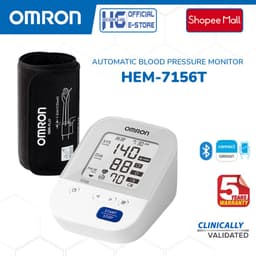 Thumbnail Máy Đo Huyết Áp Bắp Tay Omron HEM-7156T | Chức Năng Mới Phát Hiện Nhịp Tim Bất Thường - Bảo Hành Chính Hãng 5 Năm 2