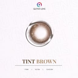Thumbnail Kính áp tròng QUYNH LENS Tint Brown 0-8 độ 1