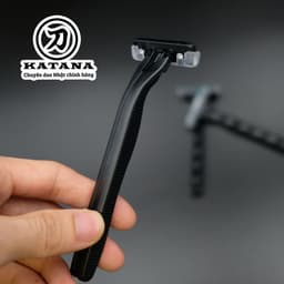 Thumbnail Dao cạo râu cao cấp Nhật LUS-3P bộ 3 chiếc (màu đen) 2