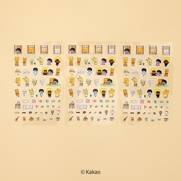 Ảnh Sticker Kakao Friends Ryan, Apeach 2