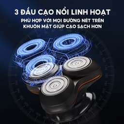 Thumbnail Máy cạo râu Enchen X8S-C đa năng 5 in 1, đầu nổi 3D lưỡi dao kép mỏng, chống nước IPX7 - BH 6 tháng 4