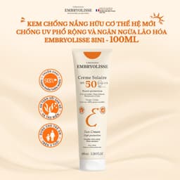 Thumbnail Kem Chống Nắng Hữu Cơ Thế Hệ Mới - Chống UV Phổ Rộng Và Ngăn Ngừa Lão Hóa Embryolisse Dành Cho Da Khô, Nhạy Cảm 100ml 2