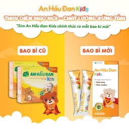 Thumbnail AHDK-Siro Uống An Hầu Đan Kids Cho Trẻ Viêm Họng, Viêm Amidan, Bổ Phế, Giảm Ho Long Đờm, Viêm đường hô hấp ( Hộp 10 ống) 1