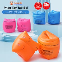 Thumbnail Phao Tay Tập Bơi Size Lớn, Dày Sử Dụng Lâu Bền – 2 Chiếc Phao Tay Cho Cả Người Lớn và Trẻ Em Hãng Amalife 1