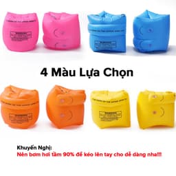 Thumbnail Phao Tay Tập Bơi Size Lớn, Dày Sử Dụng Lâu Bền – 2 Chiếc Phao Tay Cho Cả Người Lớn và Trẻ Em Hãng Amalife 4