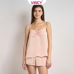 Thumbnail Bộ Đồ Shorts Vải Satin Vincy BSS077W91 1